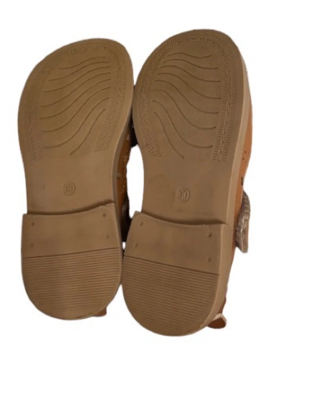 MYA Fashion FROM Marie Nicole heart cut brown Mary Jane dress shoes size 30 12